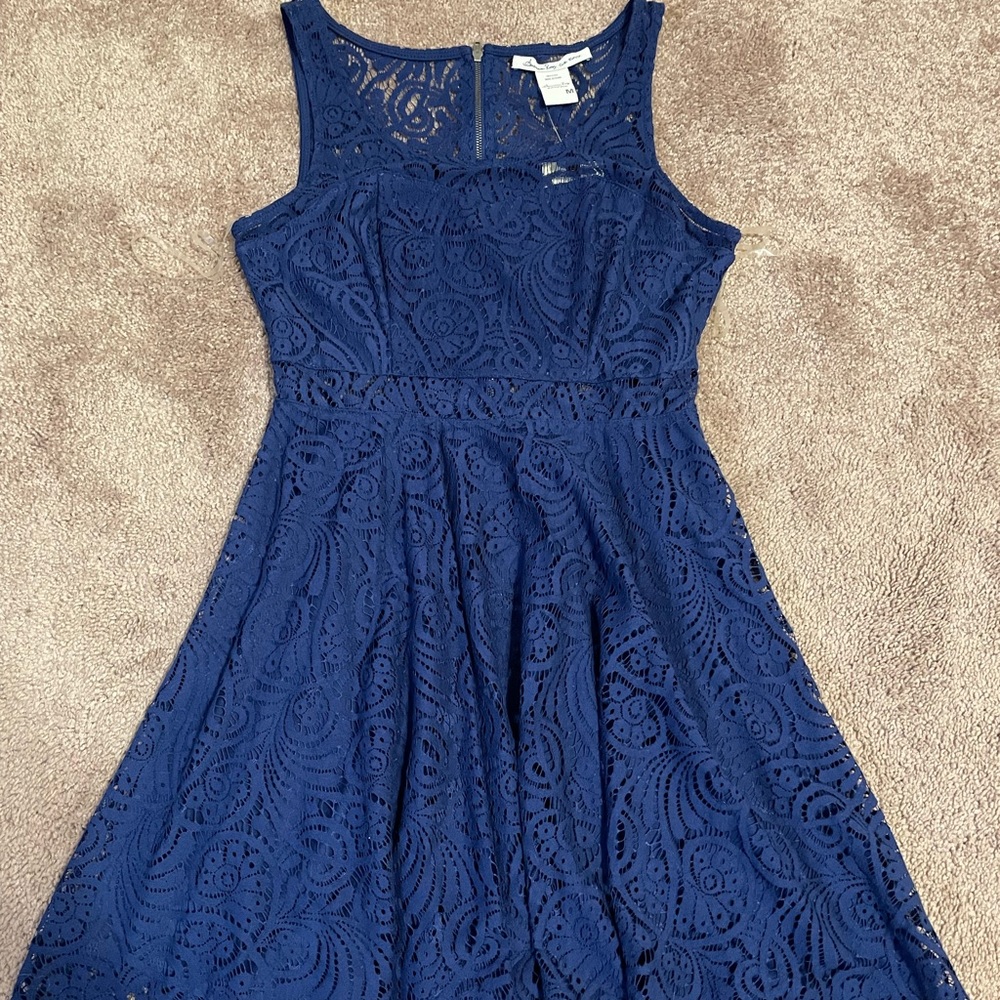 American Rag | blue lace dress